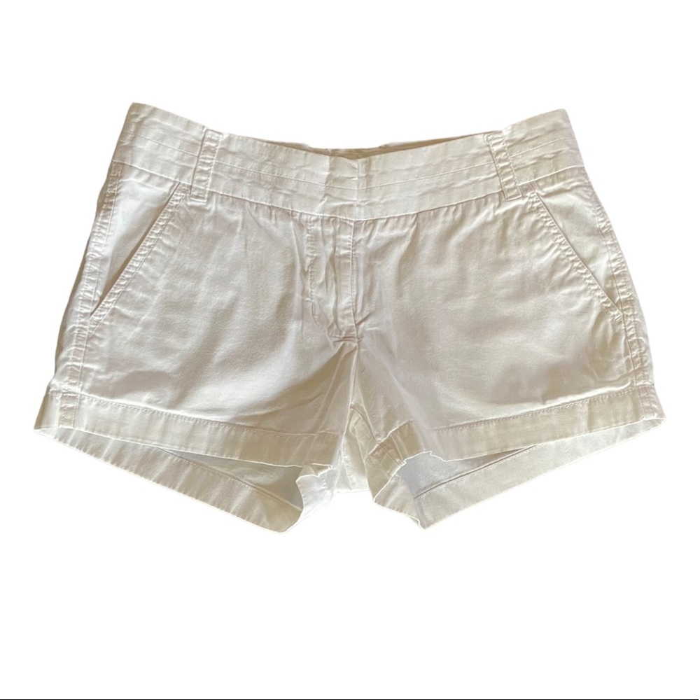 J.Crew factory white chinos broken in  100 percent cotton size O - Picture 2 of 8